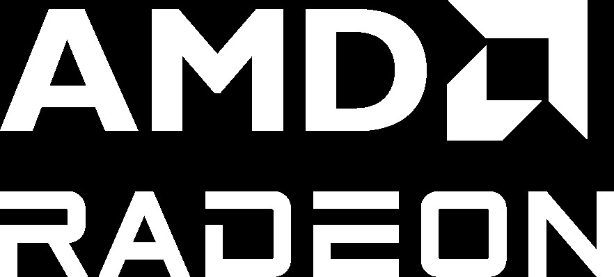 AMD Radeon Lockup RGB Wht