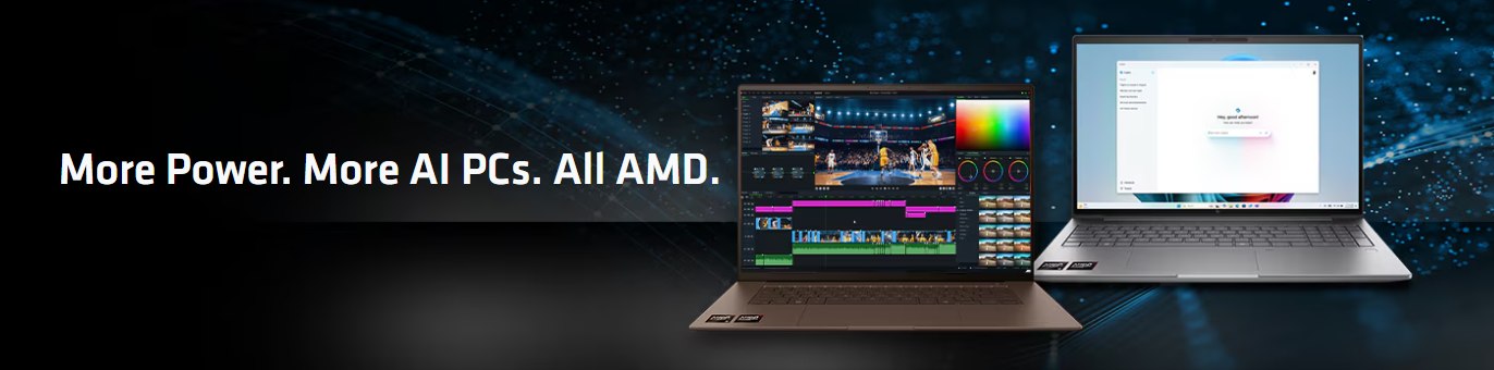 More Power. More AI PCs. All AMD