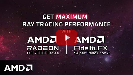 video AMD FSR2 raytracing perf Radeon